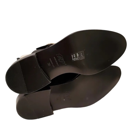 Roger Vivier Black White Ankle Boots - Picture 5 of 7